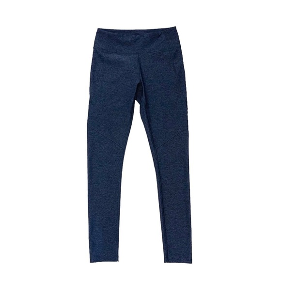 Outdoor Voices Navy Blue Heathered 7/8 Leggings Size Small - Picture 1 of 10